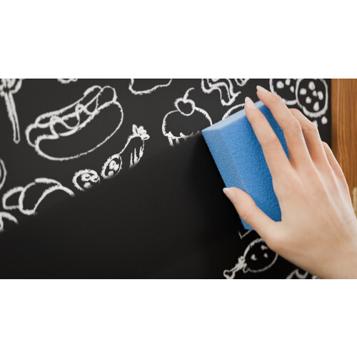 Black chalkboard 120x90 cm wooden frame 2