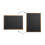 Black chalkboard 120x90 cm wooden frame 5