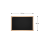 Black chalkboard 120x90 cm natural wooden frame 3