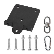 Heavy Punch Boxing Bag Hanger Heavy Duty Bracket 360-Degree Swivel Wall Ceiling Mount Wooden Beam Hook