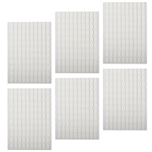 6 bogen nagelunterlage-aufkleber, doppelseitig, falsche nägel
