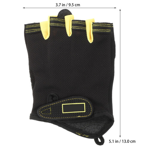 1 paar halbfinger-Sport- , robuste Trainingshandschuhe 1