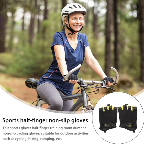 1 paar halbfinger-Sport- , robuste Trainingshandschuhe 2