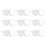 18pcs disposable needle tip dip wash cleaning cups for makeup tools 4