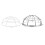 2pcs sensor protective cover detector housing transducer cover 1