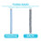 3 pcs car trunk extinguisher band luggage strap boot belt 11
