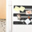 8 pcs felt pin board strips with push pins for memo display 8