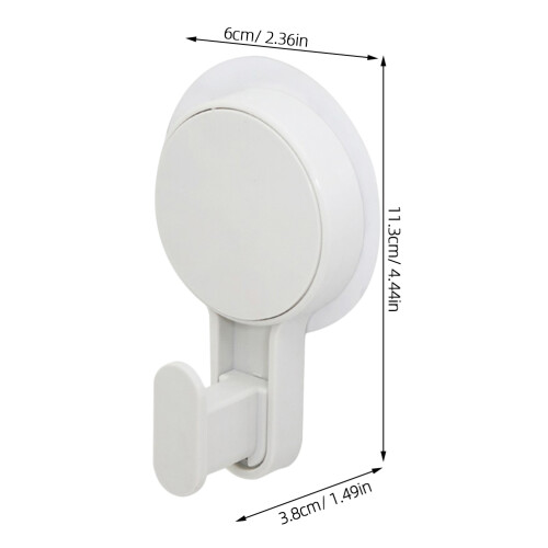 2pcs wall mount adhesive hooks for hanging, all-purpose sticky hooks 1