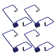 4pcs wiper arm spring booster for rain snow visibility universal blue
