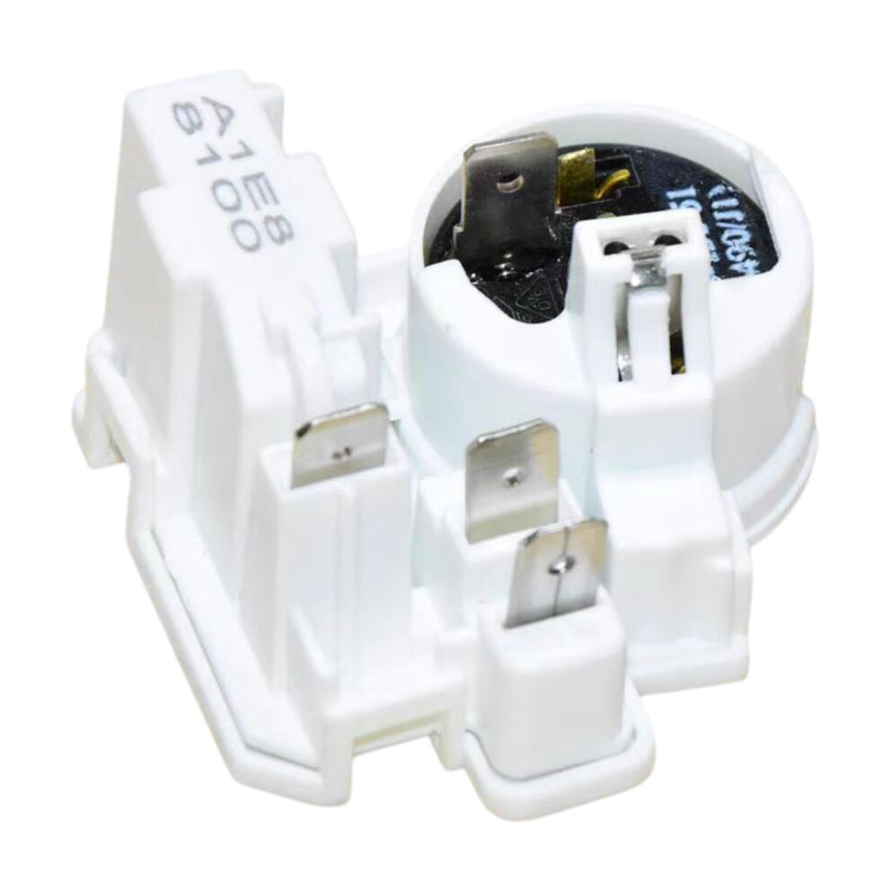 Refrigerator Compressor Ptc Starter Integrated Relay Overload Protector 8100 3-Pin Replacement For Easy Installation 9016109118028