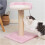 Cat Climbing Frame Indoor Cat Tree 36x36x50cm Pink With Scratch Platform And Scratch Post 3