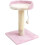 Cat Climbing Frame Indoor Cat Tree 36x36x50cm Pink With Scratch Platform And Scratch Post 1