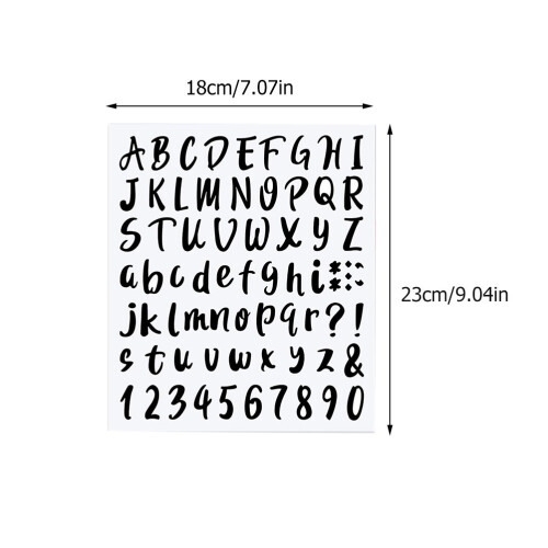8 alphabet diy aufkleber 1