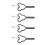4 halter, clips für hundespaziergang 1