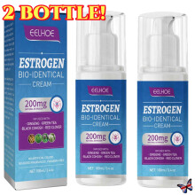 2X 100ml Estrogen Cream Natural Bio-identical Menopause Relief Balance Therapy