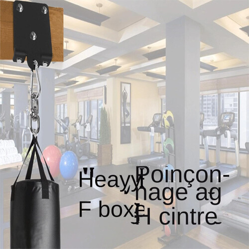 Punching Bag Hanger Wall Mount Rotating Heavy-Duty Bag Hook Multi-Functional Gym Swing 1