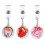 3pcs retractable badge holder for nurses and workers id card buckle 5