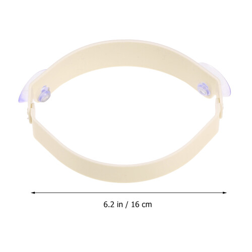 2pcs plastic hanging garbage bag holder with strong suction, beige 1