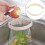 2pcs plastic hanging garbage bag holder with strong suction, beige 9