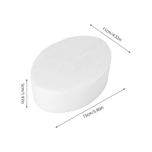 Oval Fake Cake Dummy For Cake Decorating Practice And Display 1