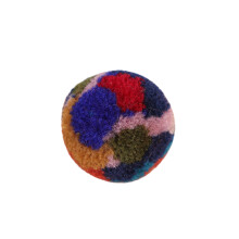 40 stuks 2,5 cm gekleurde ballen diy kerst pompom sleutelhanger