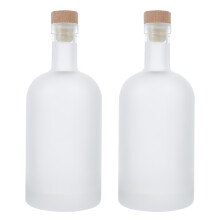 2 stuks lege flessen, fruitflessen, DIY ijsflessen, drinkflessen