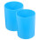 2Pcs Round Plastic Tabletop Pen And Makeup Brush Holder 9