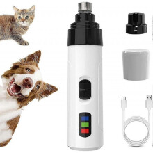 Heusom Silent Nail Grinder - USB Rechargeable with 3 Ports & Dual Speed