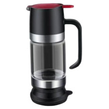 Glass Honey Dispenser No Drip 300ml With Holder Base Multi-Purpose Syrup Dispenser For Toast Coffee And More