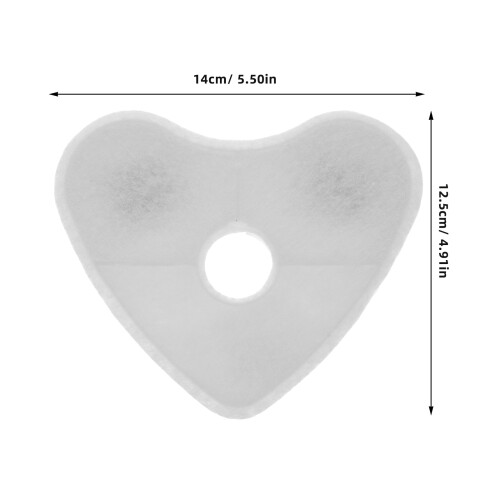 4 . ersatzfilter herzform für katzenbrunnen, filtermaterial 1