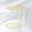 Golden Cup Storage Rack Stand Coffee Basket Holder Plating 6