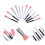 12St Compacte Silicone Lip Applicators Voor Dagelijks Gebruik 4