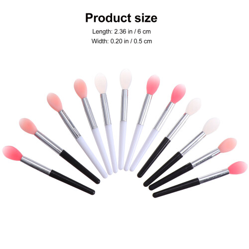 12St Compacte Silicone Lip Applicators Voor Dagelijks Gebruik 2