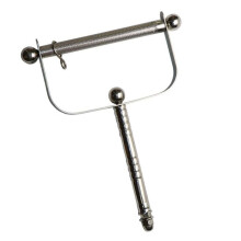 1 standvogelhalterung für papageien, silber