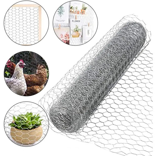Wire Mesh Hexagonal Galvanized Roll 10 Meters For Poultry Fence 2