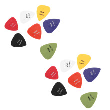 50pcs electric and folk guitar picks with carrying case