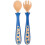 baby utensils spoon fork set with case bendable training tableware 1