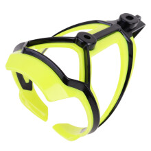 yellow lightweight bike bottle cage for mountain road folding bikes