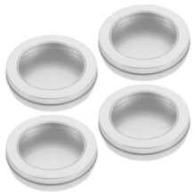 4 suikerpannenkoekendoosjes van , rond verpakkingsetje
