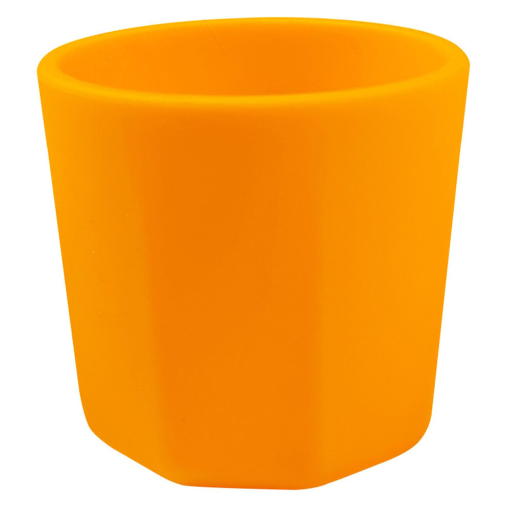 Silicone Training Cup for Infants Foldable Portable Toddler Drinking Mug for Outdoor and Office Color Options