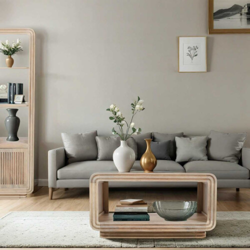 Hudson Carved Mango Wood Coffee Table 1