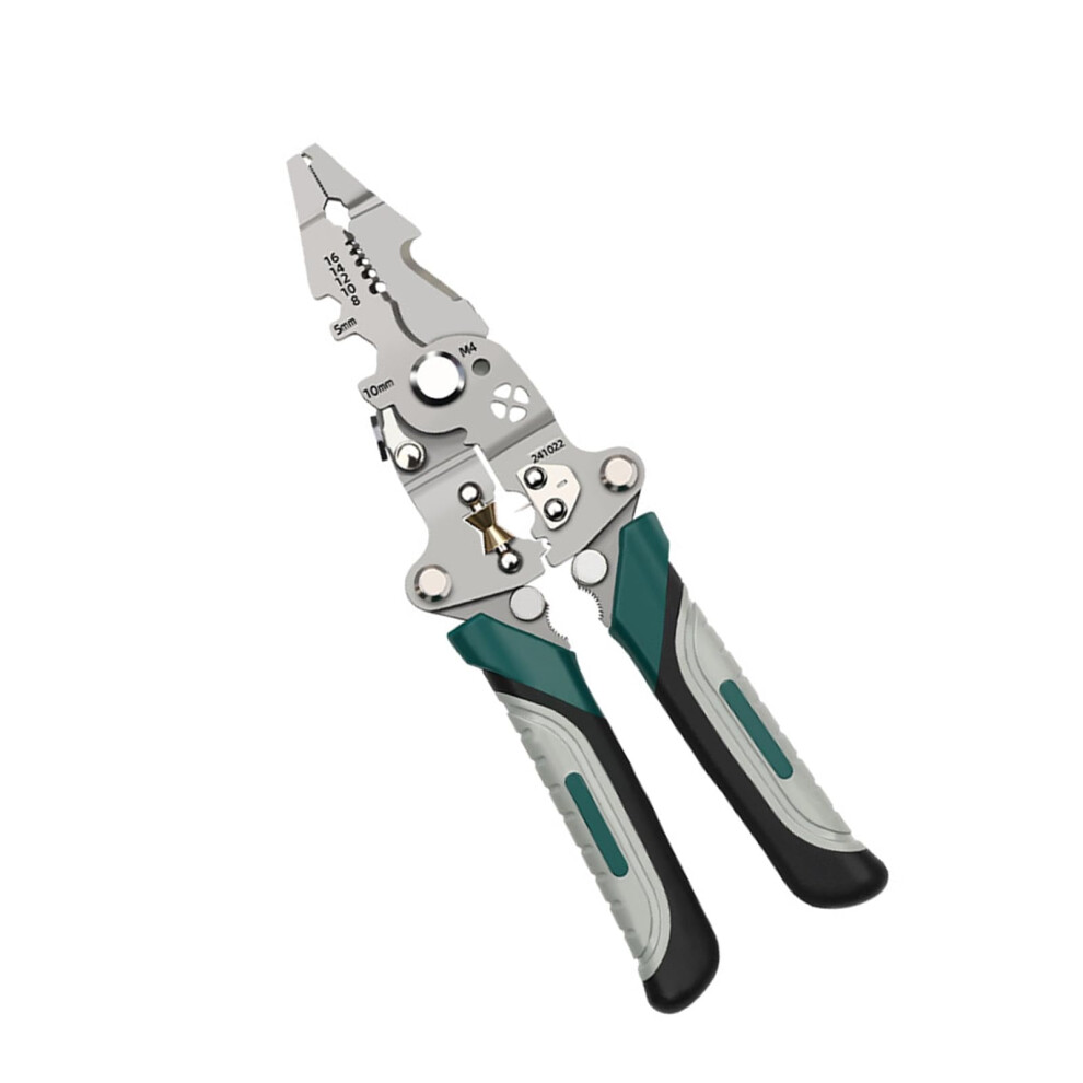 Foldable Wire Strippers And Cutter Crimper Tool Compact Size Portable Multi Function For Electrical Cable Work 9354506969233