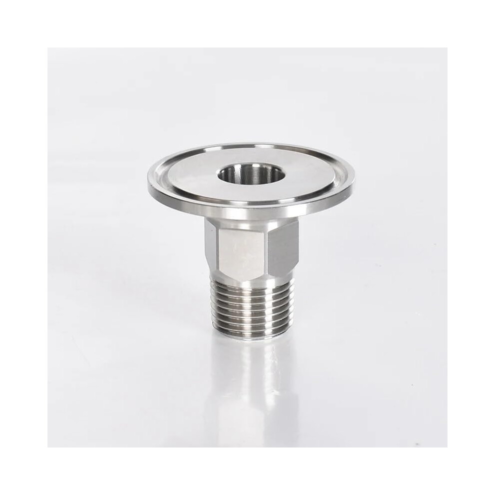 Bspt Male Tri Clamp Hex Nut Coupler - Sus304 Stainless Sanitary Connector For Homebrew, 1/2-2 In, Dn25 (K50.5mm) 9393856018413
