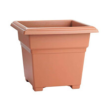 Vaso Quadrado Countryside, Terracota, 45 cm