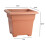 Vaso Quadrado Countryside, Terracota, 45 cm 2