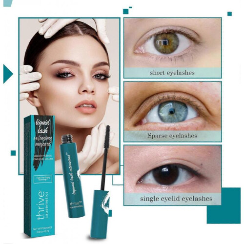 Thrive Causemetics Liquid Lash,Incredible Length Long-Stay,Zero Clumps, Hypoallergenic (Black) 2