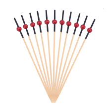 200 pcs 12 cm handmade cocktail picks with round beads for fruit parties