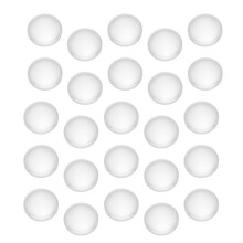 50 20 mm glasapplikationen transparent rund für schmuck weiß
