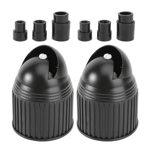 2 sets aquarium wave maker pump head for fish tank, submersible, black