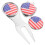 1 set wear-resistant ball marker and hat clip golf accessory 5
